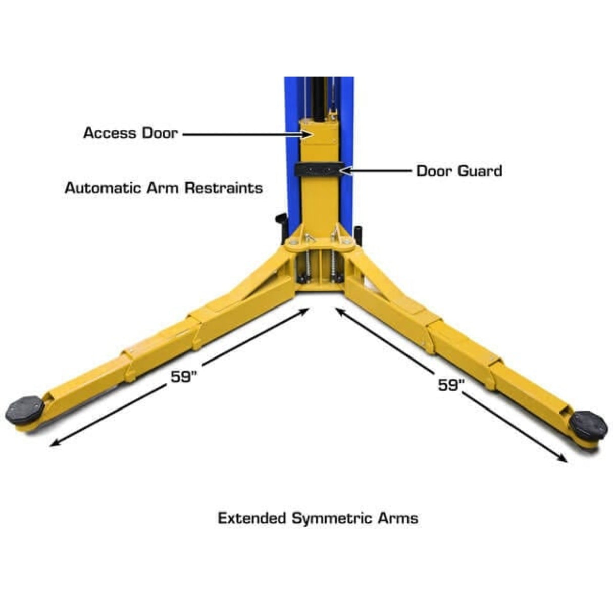 Atlas Platinum PVL12 ALI Certified 12,000 lb Overhead 2-Post Lift