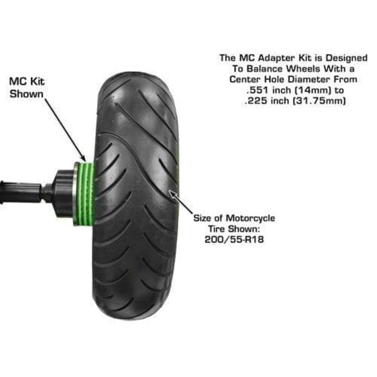Atlas TC221 Tire Changer + WB11 Motorcycle Wheel Balancer Combo Package