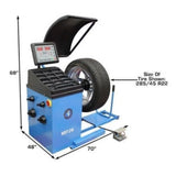 Atlas TTC305A Truck Tire Changer + WBT-210 Heavy Duty Wheel Balancer Combo