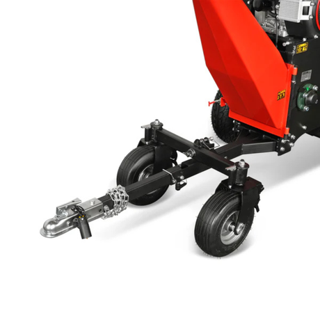 MechMaxx - 8” Drum Wood Chipper with 35HP 1000cc ZONSEN Gas Engine, Electric Start, 4-Wheel Commercial Chipper B200