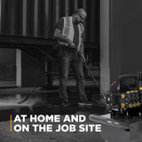 BE Power 1,500 PSI 1.6 GPM Workshop Electric Pressure Washer