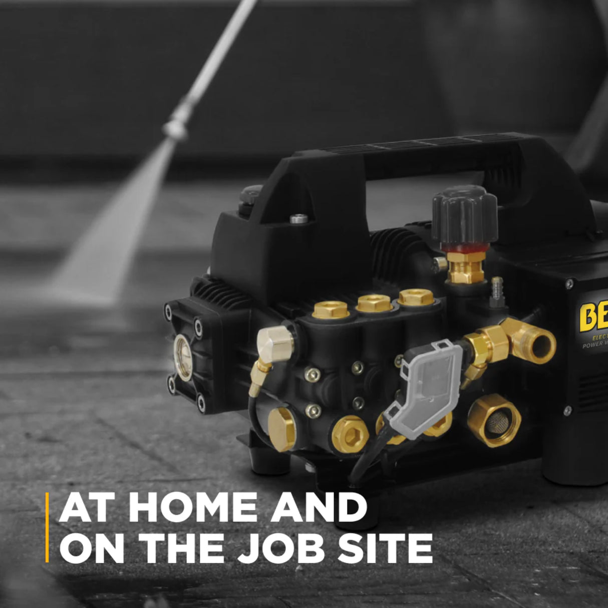 BE Power P1515EPN 1,500 PSI 1.6 GPM Hand-Carry Electric Pressure Washer