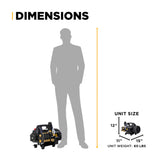 BE Power P1515EPN 1,500 PSI 1.6 GPM Hand-Carry Electric Pressure Washer