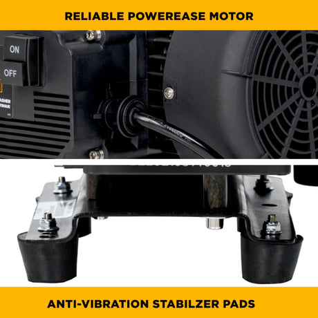 BE Power P1515EPN 1,500 PSI 1.6 GPM Hand-Carry Electric Pressure Washer