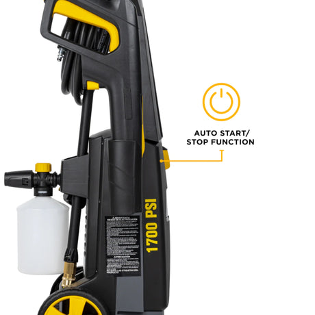 BE Power Equipment P1715EN 1700 PSI 1.7 GPM Electric Pressure Washer