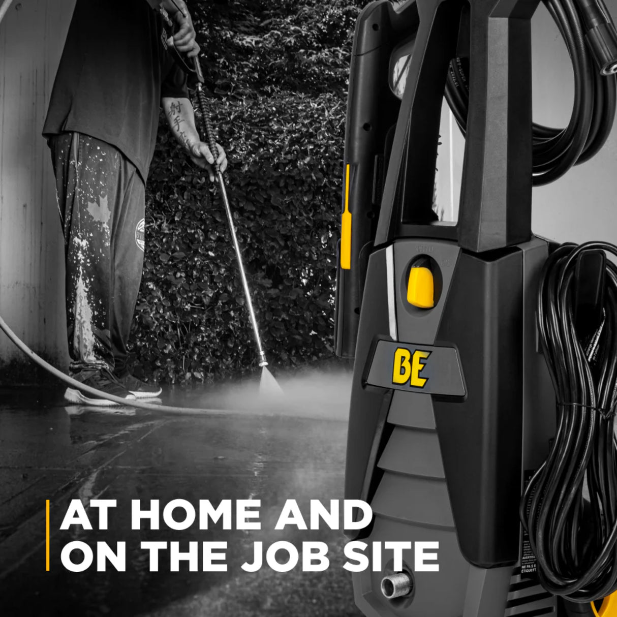 BE Power Equipment P1715EN 1700 PSI 1.7 GPM Electric Pressure Washer