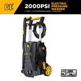 BE Power Equipment P1915EN 2000 PSI 1.7 GPM Electric Pressure Washer