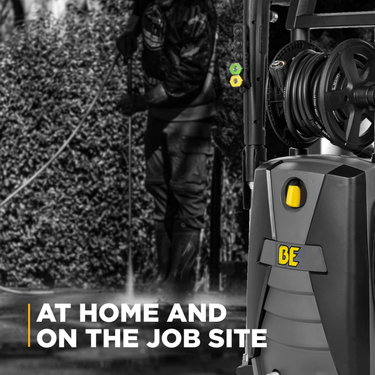 BE Power P2115EN 2,150 PSI 1.6 GPM Cold Water Electric Pressure Washer
