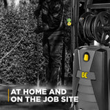 BE Power P2115EN 2,150 PSI 1.6 GPM Cold Water Electric Pressure Washer