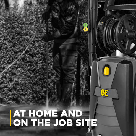 BE Power P2115EN 2,150 PSI 1.6 GPM Cold Water Electric Pressure Washer