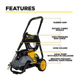 BE Power P2314EN 2,300 PSI Convertible Electric Pressure Washer