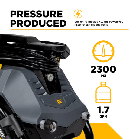 BE Power P2314EN 2,300 PSI Convertible Electric Pressure Washer