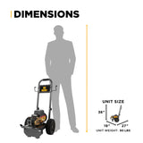 BE Power PE-1520EW1A 1,500 PSI Baldor Electric Pressure Washer
