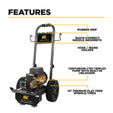 BE Power PE-1520EW1A 1,500 PSI Baldor Electric Pressure Washer