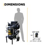 BE Power 1,000 PSI Commercial Electric Hot Water Pressure Washer