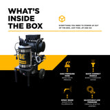 BE Power 1,000 PSI Commercial Electric Hot Water Pressure Washer