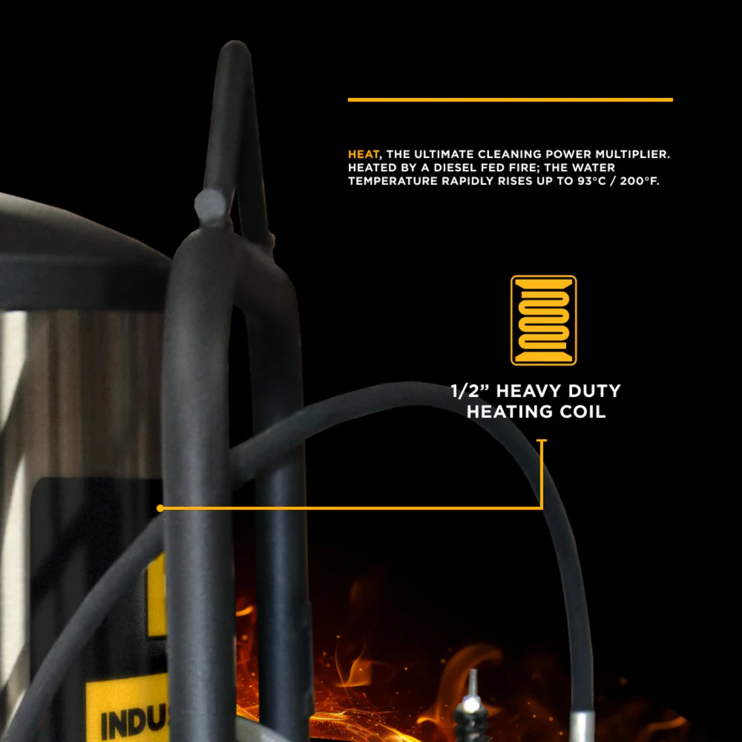 BE Power 1,000 PSI Industrial Electric Hot Water Pressure Washer