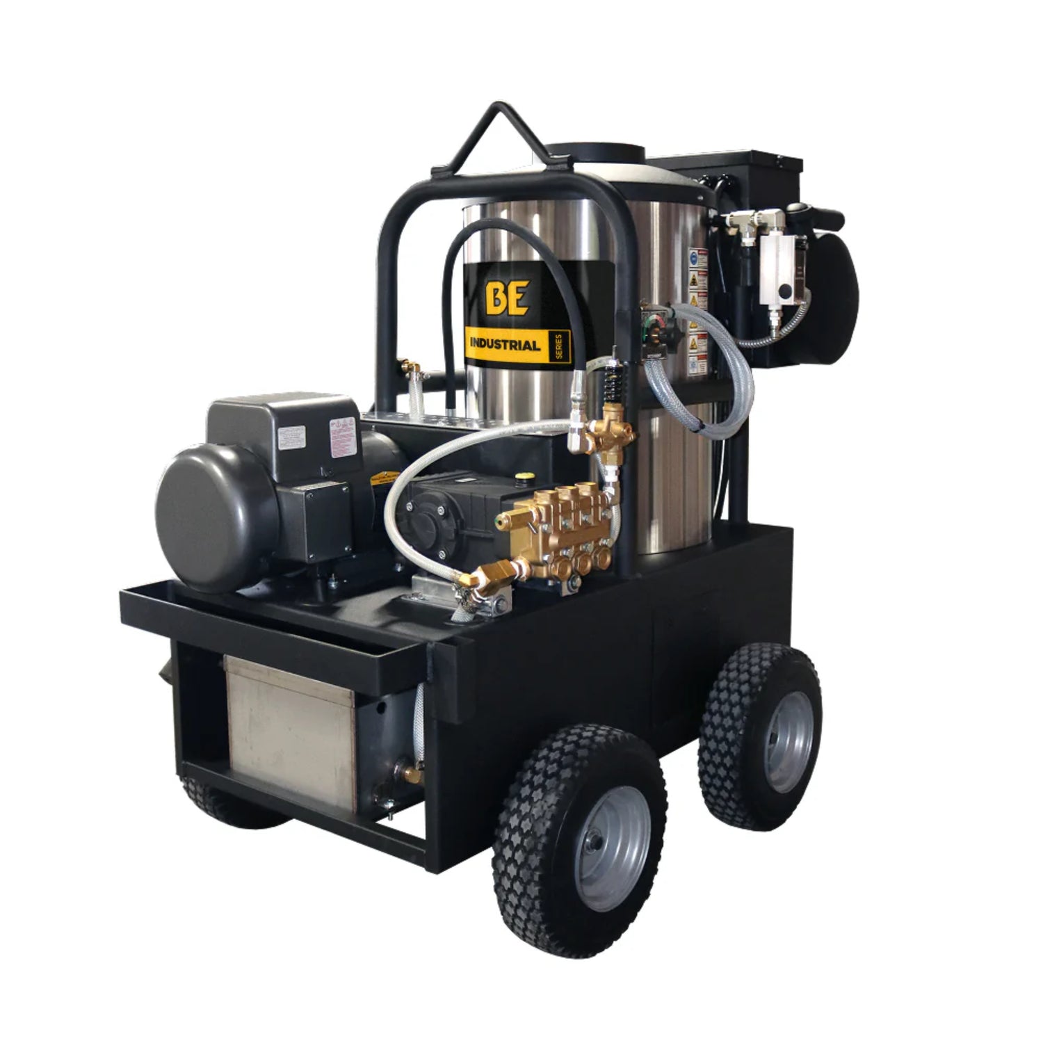 BE Power 2,300 PSI Industrial Electric Hot Water Pressure Washer