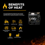 BE Power 3,500 PSI 8 GPM Industrial Diesel Truck-Mount Hot Water Pressure Washer
