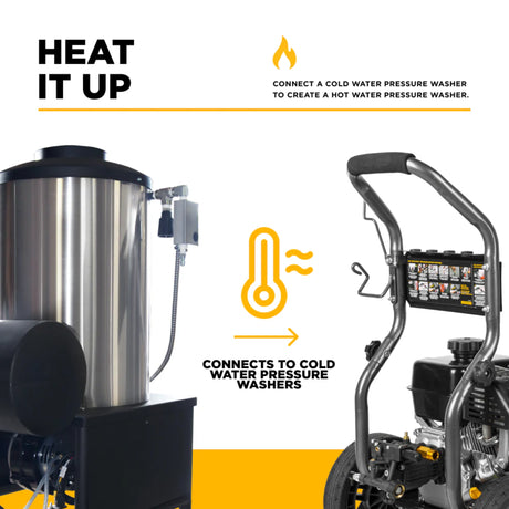 BE Power 12V DC Diesel-Fired Hot Box Water Heating Accessory