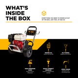 BE Power B3165HAAS 3,100 PSI Honda GX200 Gas Pressure Washer