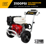 BE Power B3165HAGS 3,100 PSI Honda GX200 Gas Pressure Washer