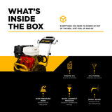 BE Power B3165HAGS 3,100 PSI Honda GX200 Gas Pressure Washer
