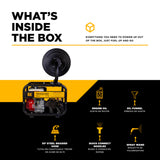 BE Power 3,100 PSI Mobile Detail Pressure Washer with Honda GX200