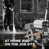 BE Power 3,100 PSI 3.1 GPM Commercial Cold Water Gas Pressure Washer with Honda GX200