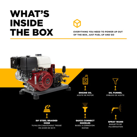 BE Power B3213HETBAS 3,200 PSI Electric-Start Truck-Mount Washer