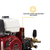 BE Power B3213HETBAS 3,200 PSI Electric-Start Truck-Mount Washer