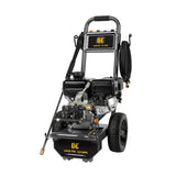 BE Power 3,400 PSI Cold Water Gas Pressure Washer with Powerease R225 Engine