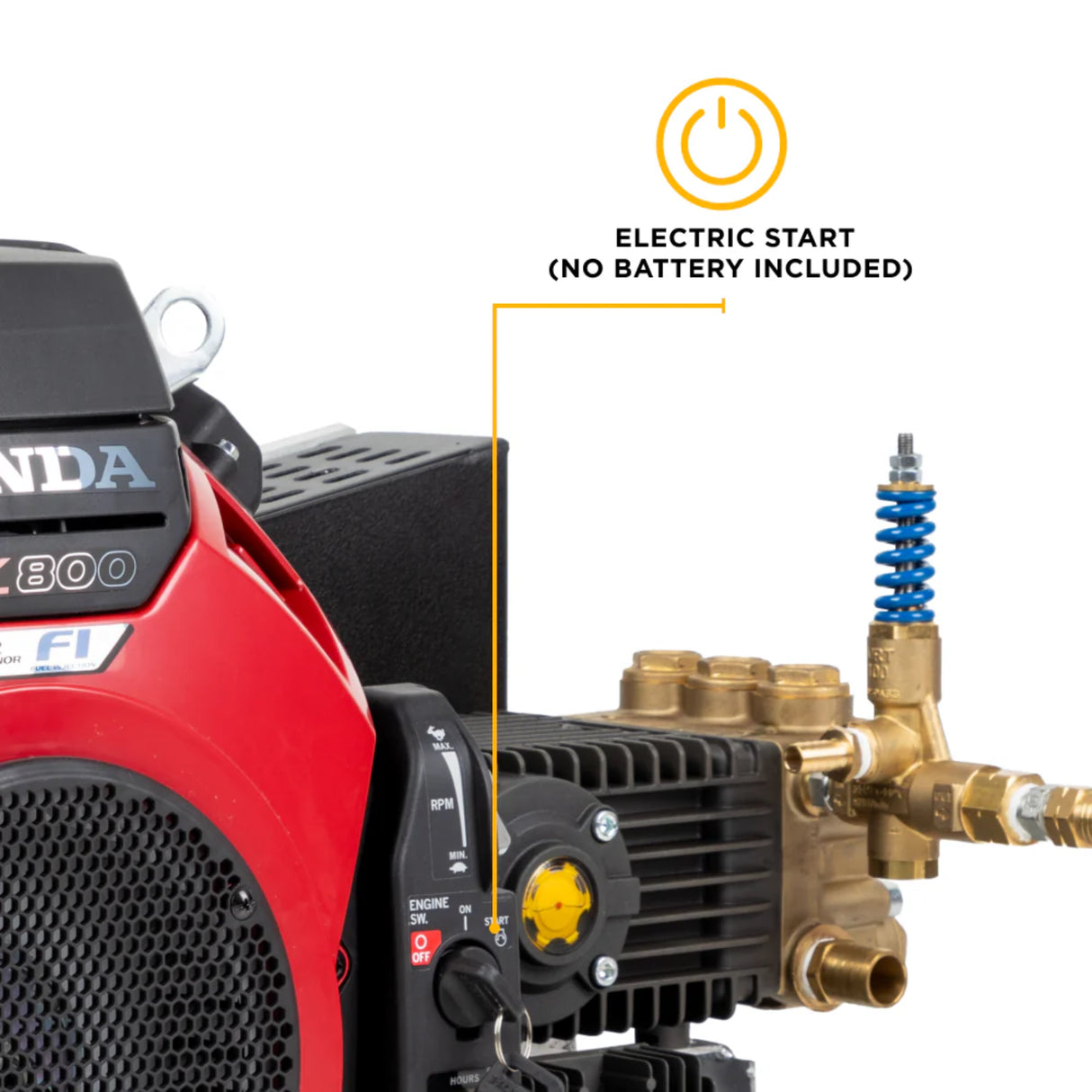 BE Power 3,500 PSI 10 GPM Industrial Truck-Mount Cold Water Gas Pressure Washer