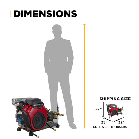 BE Power B4024HETBGS 4,000 PSI 8.2 GPM Truck-Mount Pressure Washer