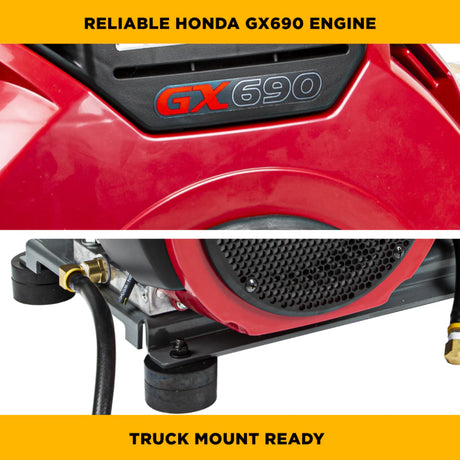 BE Power B4024HETBGS 4,000 PSI 8.2 GPM Truck-Mount Pressure Washer