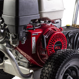 BE Power 4,200 PSI Industrial Wheeled Cold Water Gas Pressure Washer