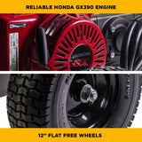 BE Power 4,200 PSI Industrial Wheeled Cold Water Gas Pressure Washer