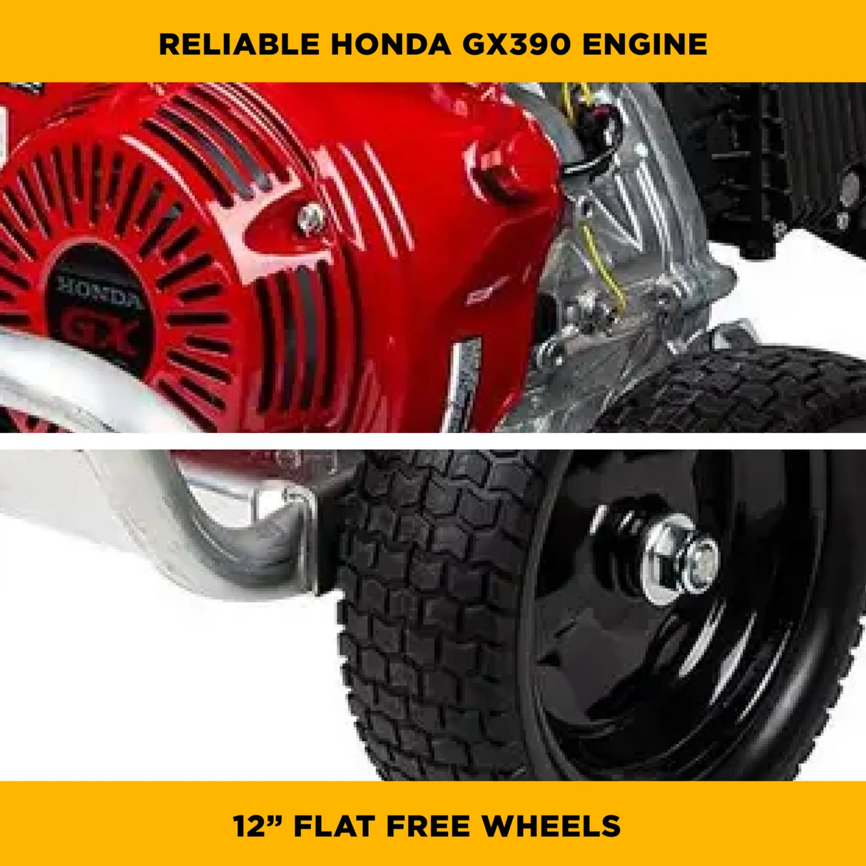 BE Power B4213HAGS 4,200 PSI 4.2 GPM Honda GX390 Gas Pressure Washer