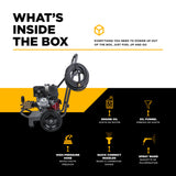BE Power 4,200 PSI Steel-Frame Cold Water Gas Pressure Washer with Honda GX390