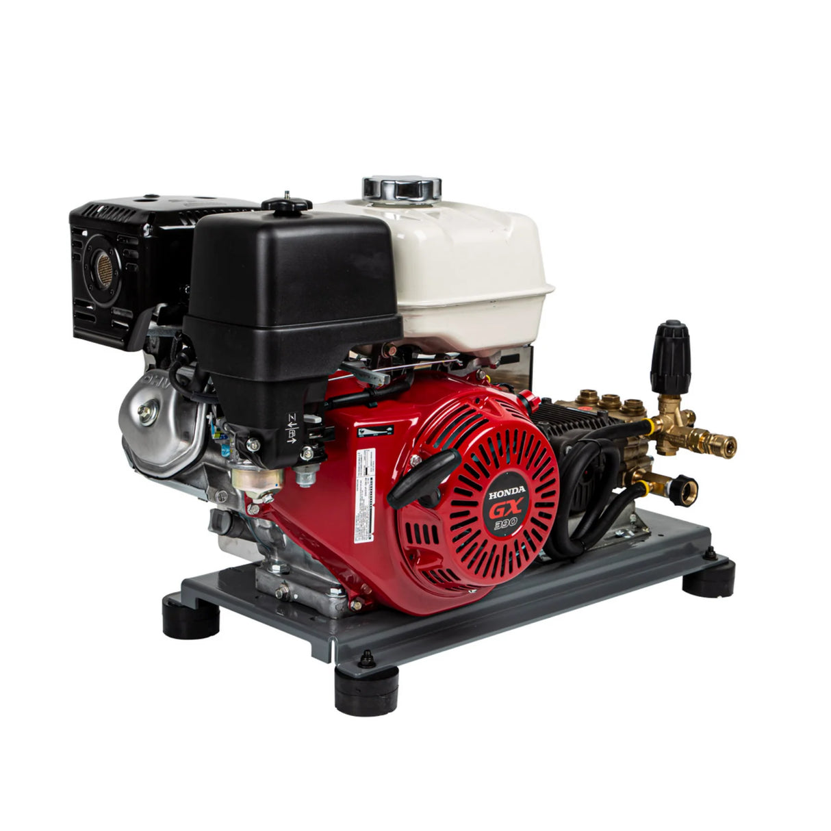 BE Power 4,200 PSI Industrial Truck-Mount Cold Water Gas Pressure Washer