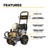 BE Power B4213HGS 4,200 PSI Honda GX390 Gas Pressure Washer