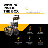 BE Power B4213HGS 4,200 PSI Honda GX390 Gas Pressure Washer