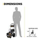 BE Power 4,200 PSI Cold Water Gas Pressure Washer with General Triplex Pump