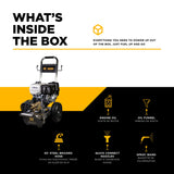 BE Power 4,200 PSI Cold Water Gas Pressure Washer with General Triplex Pump