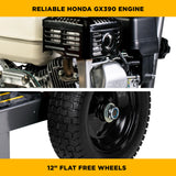 BE Power 4,200 PSI Cold Water Gas Pressure Washer with General Triplex Pump