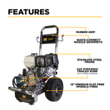 BE Power B4213HSJ 4,200 PSI Honda GX390 CAT Pump Pressure Washer