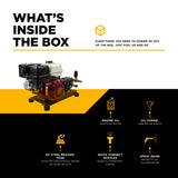 BE Power 4,200 PSI Industrial Direct-Drive Truck-Mount Cold Water Gas Pressure Washer