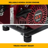 BE Power 4,200 PSI Industrial Direct-Drive Truck-Mount Cold Water Gas Pressure Washer