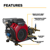 BE Power B4224HETBAS 4,200 PSI 8.5 GPM Truck-Mount Pressure Washer