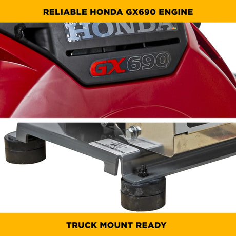 BE Power B4224HETBAS 4,200 PSI 8.5 GPM Truck-Mount Pressure Washer